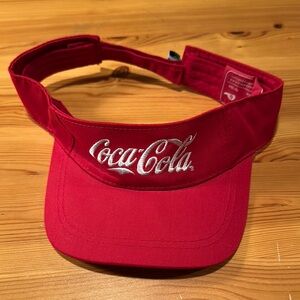 Coca Cola Red Visor Hat